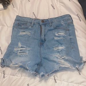 SHIEN light blue Jean shorts